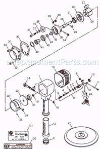 Part Location Diagram of 2050487883 Chicago Pneumatic Bracket